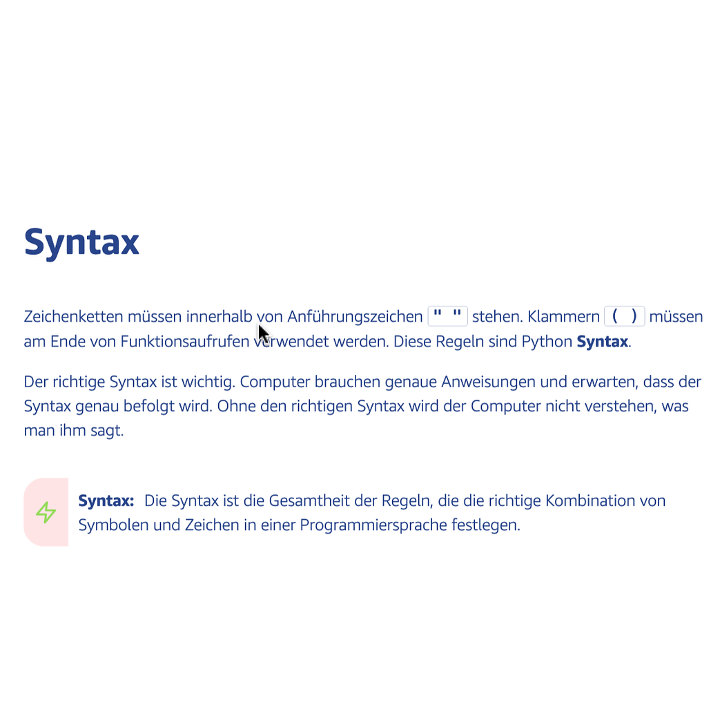 Theorieseite, Turinglab, Python Grundlagen