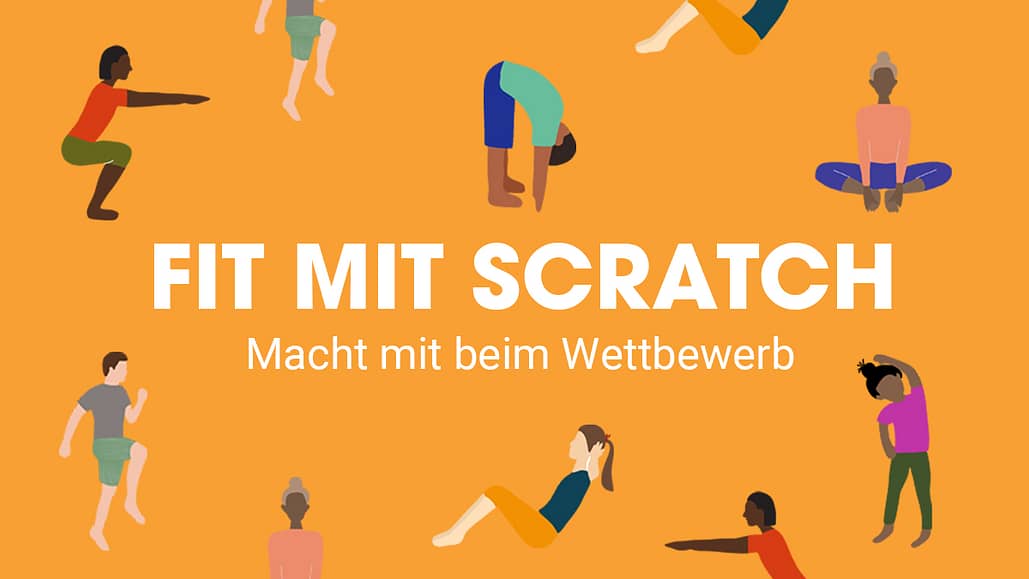 Wettbewerbsbanner Fit mit Scratch
