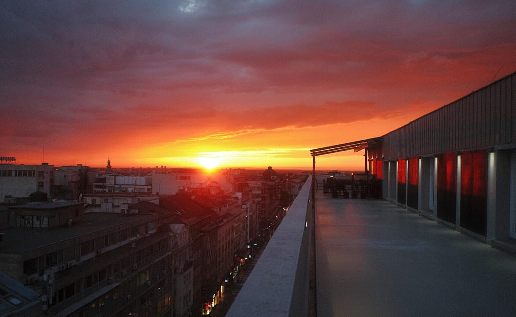 Sonnenuntergang über Belgrad Sonnenuntergang über Belgrad