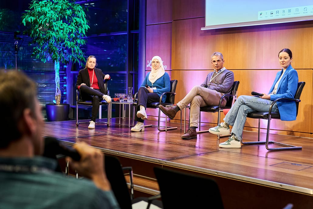 Class Chat Panel auf der Bühne