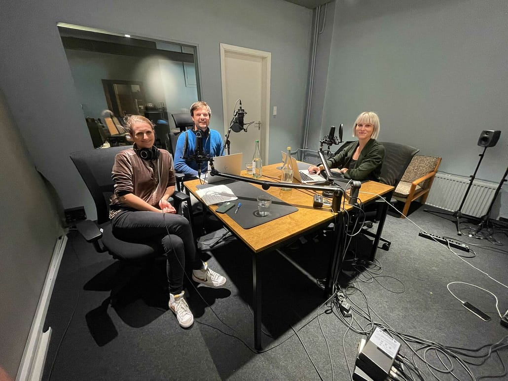 Podcast Aufzeichnung zu Coding und Informatik im Studio