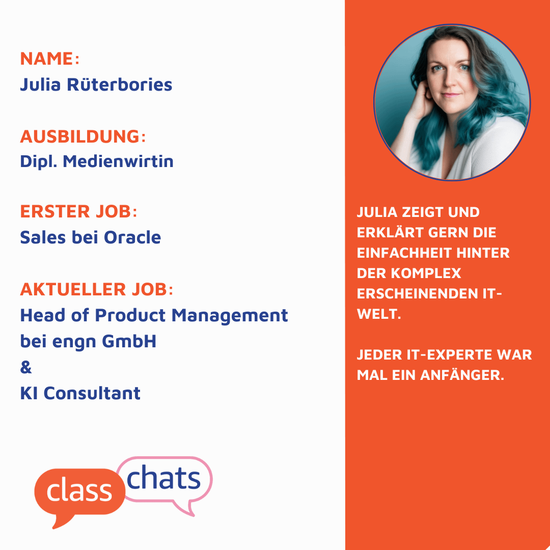 Julia Rüterbories Steckbrief Class Chat
