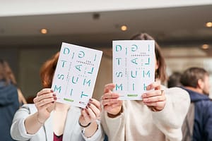 Flyer des Digital Summit 2020. Einer Lehrerkonferenz zum Thema Digitalisierung