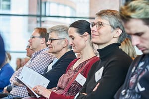 Publikum Abschlusspanel des Digital Summit 2020. Einer Lehrerkonferenz für Lehrkräfte zum Thema Digitalisierung