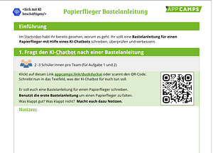 Bildschirmfoto 2026-03-05 um 14.46.42 Unterrichtsmaterial zu Papierfliegerbasteln mit KI