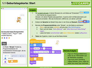 Scratch Geburtstagskarte