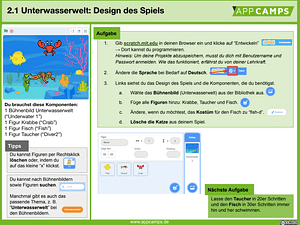 Scratch Unterwasserwelt