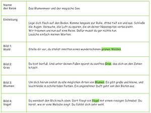 Traumreise selbst schreiben