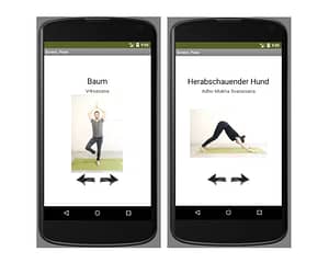 yoga app programmieren baum asana coding