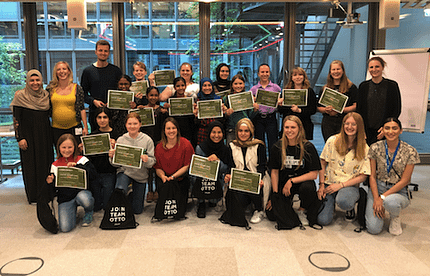Künstliche Intelligenz Summer Camp alle Teilnehmerinnen
