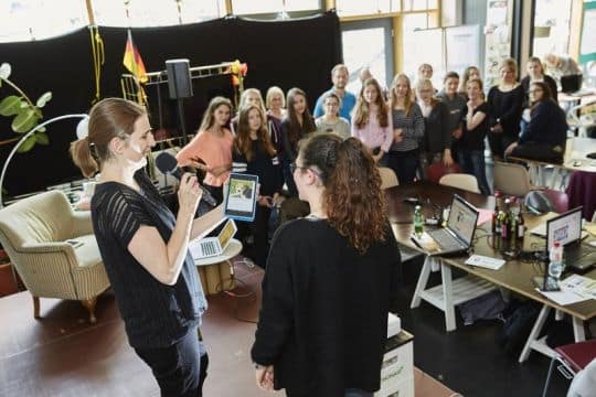 Vortragende Podium