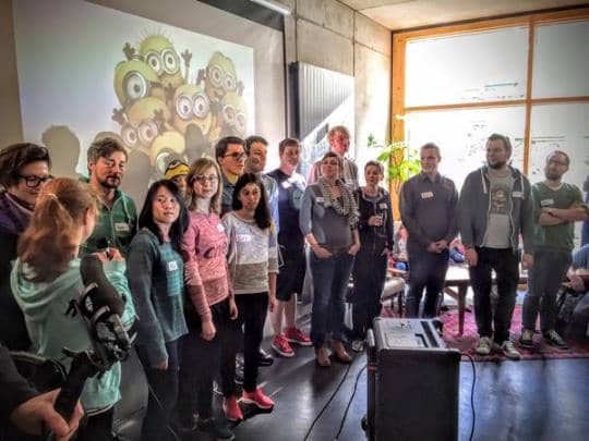 Gruppenbild zur CodeWeek 2015