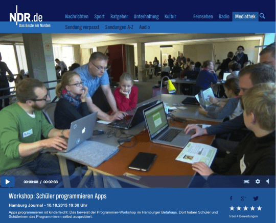 NDR Video mit Menschen an Laptops
