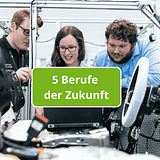 Eine Frau und zwei Männer mit Technik