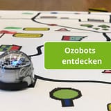 Ozobot auf einer Strecke