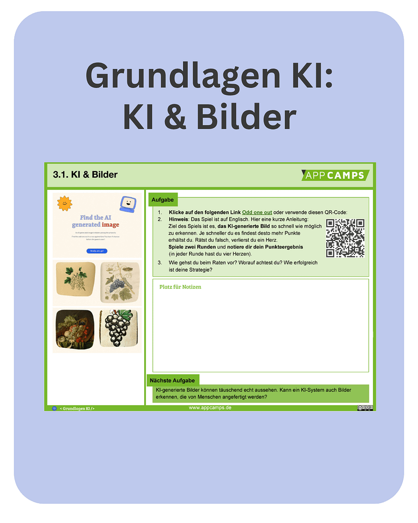 Bilder Grundlagen KI: KI & Bilder