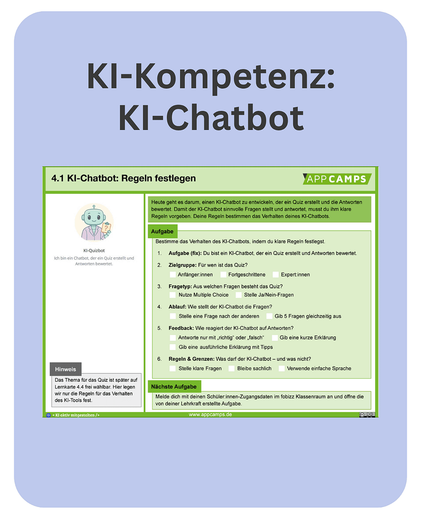 KI Chatbot KI-Kompetenz: KI-Chatbot