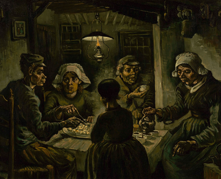 "Die Kartoffelesser" von Vincent van Gogh. © Van Gogh Museum