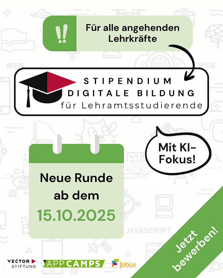 Neue Runde des Stipendium Digitale Bildung