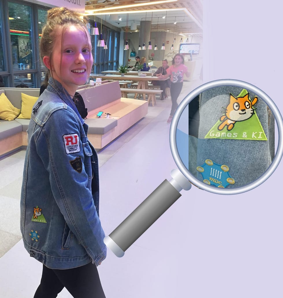 Mädchen lernen Programmieren